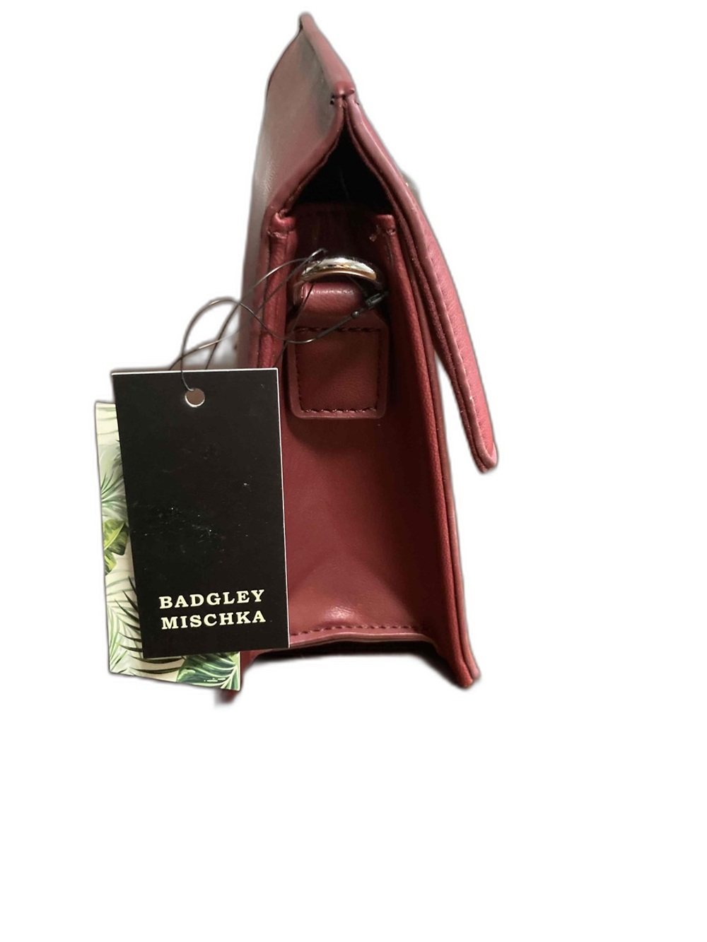 Badgley Mischka Wine Colored Crossbody NWT - Picture 3 of 6